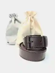 Ремень мужской натуральная кожа коричневый