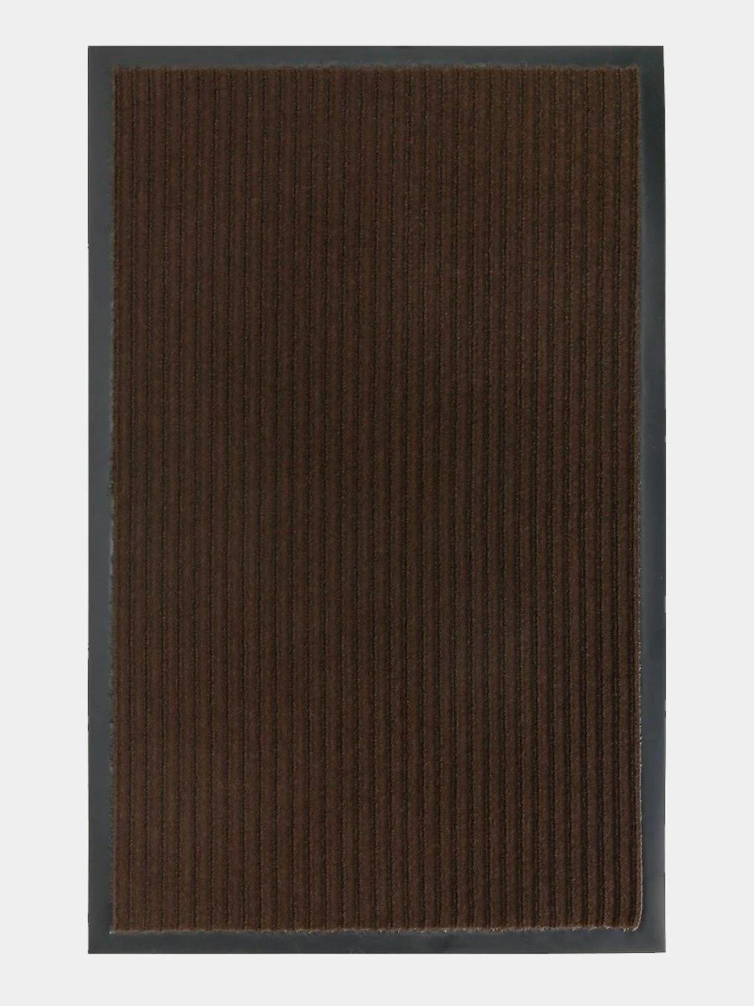 Коричневый коврик придверный Standart