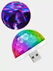 Usb светодиодный мини диско шар с датчиком музыки