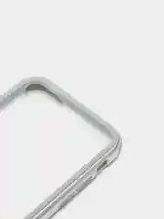 Серебряный прозрачный чехол-бампер (акриловый) для iPhone