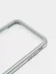Серебряный прозрачный чехол-бампер (акриловый) для iPhone