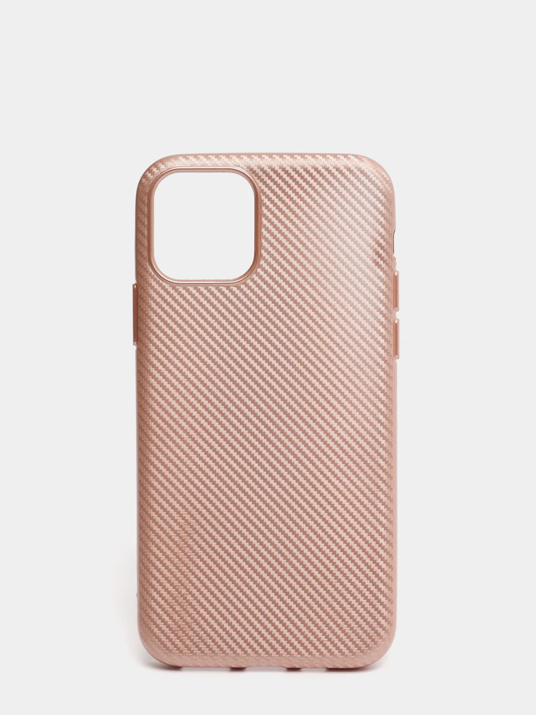 Розовый силиконовый карбоновый чехол на iPhone 6, 6S / 7, 8 / 7 Plus, 8 Plus / X, XS / XR / XS Max / 11 / 11 Pro