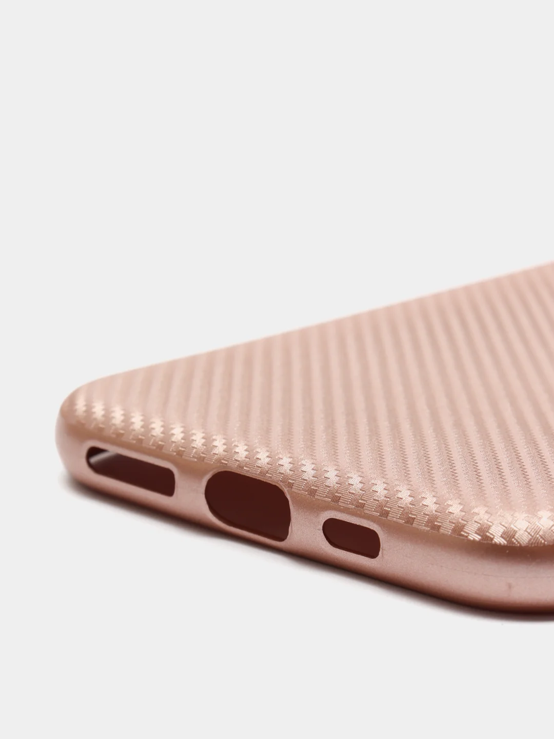 Розовый силиконовый карбоновый чехол на iPhone 6, 6S / 7, 8 / 7 Plus, 8 Plus / X, XS / XR / XS Max / 11 / 11 Pro
