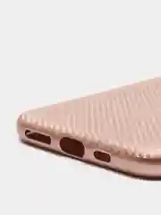Розовый силиконовый карбоновый чехол на iPhone 6, 6S / 7, 8 / 7 Plus, 8 Plus / X, XS / XR / XS Max / 11 / 11 Pro