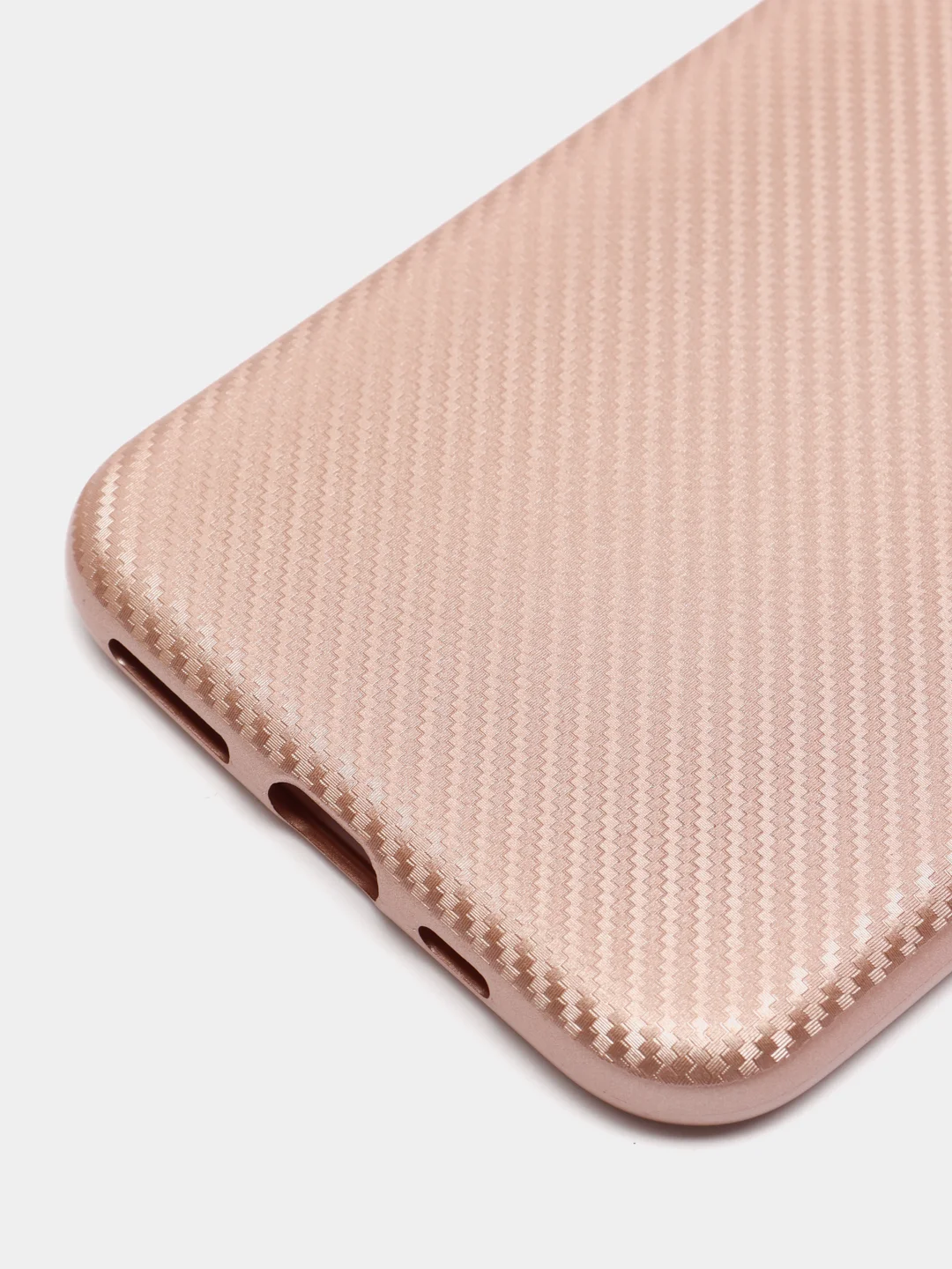 Розовый силиконовый карбоновый чехол на iPhone 6, 6S / 7, 8 / 7 Plus, 8 Plus / X, XS / XR / XS Max / 11 / 11 Pro
