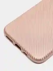 Розовый силиконовый карбоновый чехол на iPhone 6, 6S / 7, 8 / 7 Plus, 8 Plus / X, XS / XR / XS Max / 11 / 11 Pro