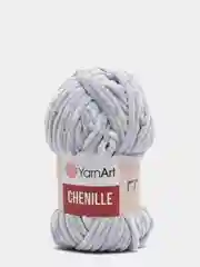 Серебряный пряжа плюшевая YarnArt Chenille