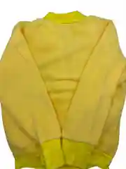 Желтый детский утепленный костюм флисовый