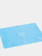 Синий силиконовый коврик для выпечки и раскатки теста
