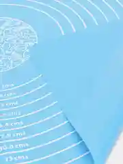 Синий силиконовый коврик для выпечки и раскатки теста