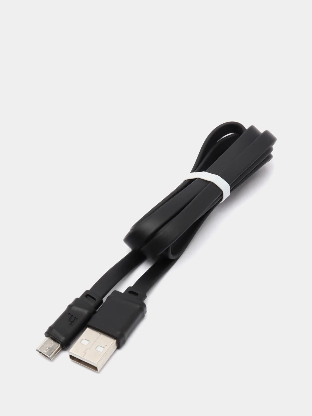 Черный кабель HOCO X5 Bamboo (2,4А) Micro -USB Белый Черный – 1 метр.