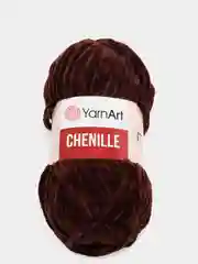Шоколадный пряжа плюшевая YarnArt Chenille