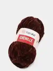 Шоколадный пряжа плюшевая YarnArt Chenille