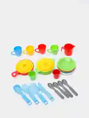 Набор посуды для кукол в сумочке 27 шт Green Plast НП027