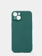 Тёмно-зелёный матовый силиконовый чехол для iPhone 13, 13 mini, 13 Pro, 13 Pro Max