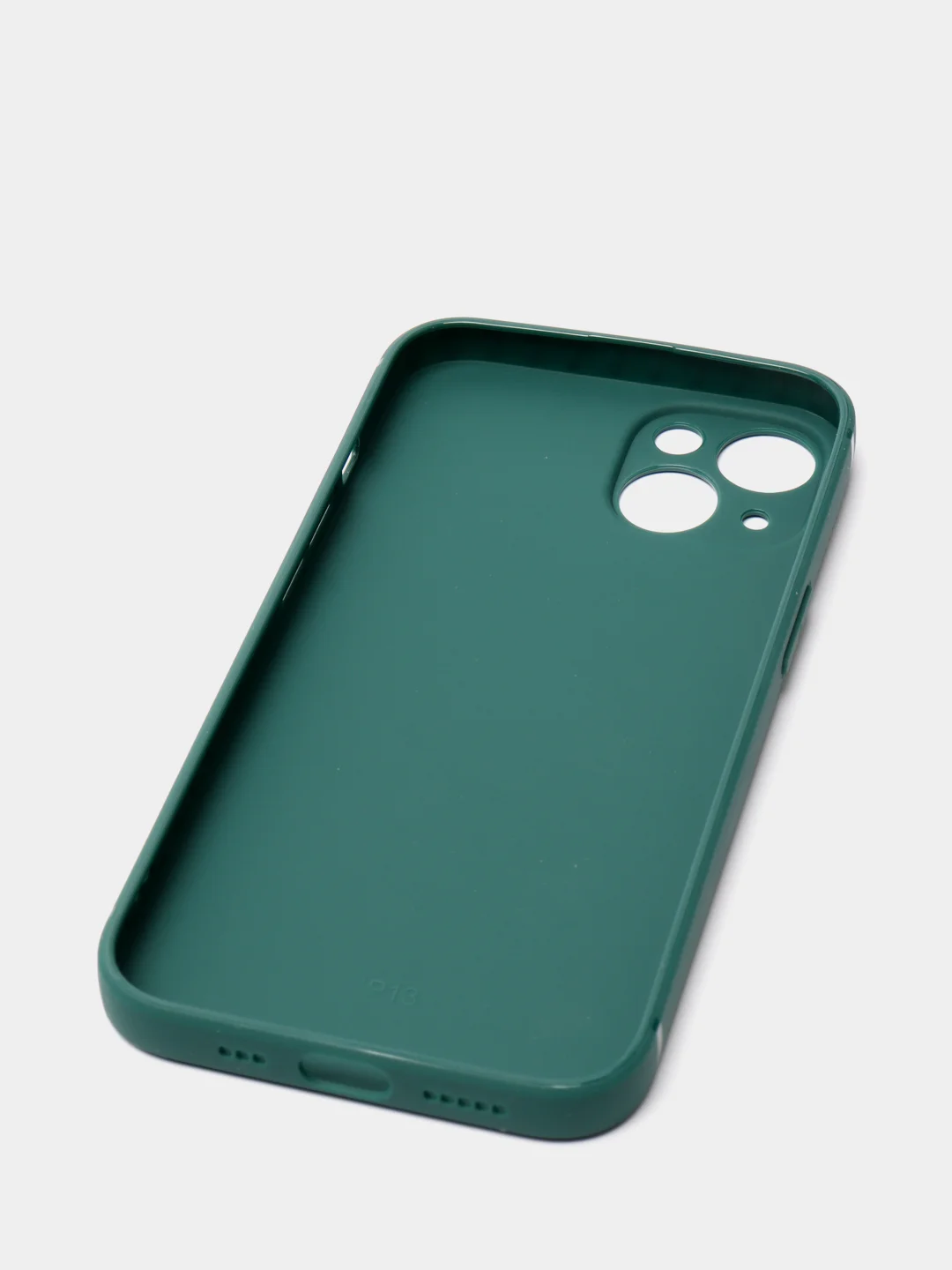 Тёмно-зелёный матовый силиконовый чехол для iPhone 13, 13 mini, 13 Pro, 13 Pro Max