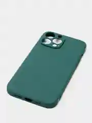Тёмно-зелёный матовый силиконовый чехол для iPhone 13, 13 mini, 13 Pro, 13 Pro Max