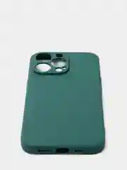 Тёмно-зелёный матовый силиконовый чехол для iPhone 13, 13 mini, 13 Pro, 13 Pro Max