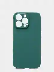 Тёмно-зелёный матовый силиконовый чехол для iPhone 13, 13 mini, 13 Pro, 13 Pro Max