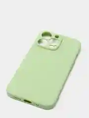 Салатовый матовый силиконовый чехол для iPhone 13, 13 mini, 13 Pro, 13 Pro Max