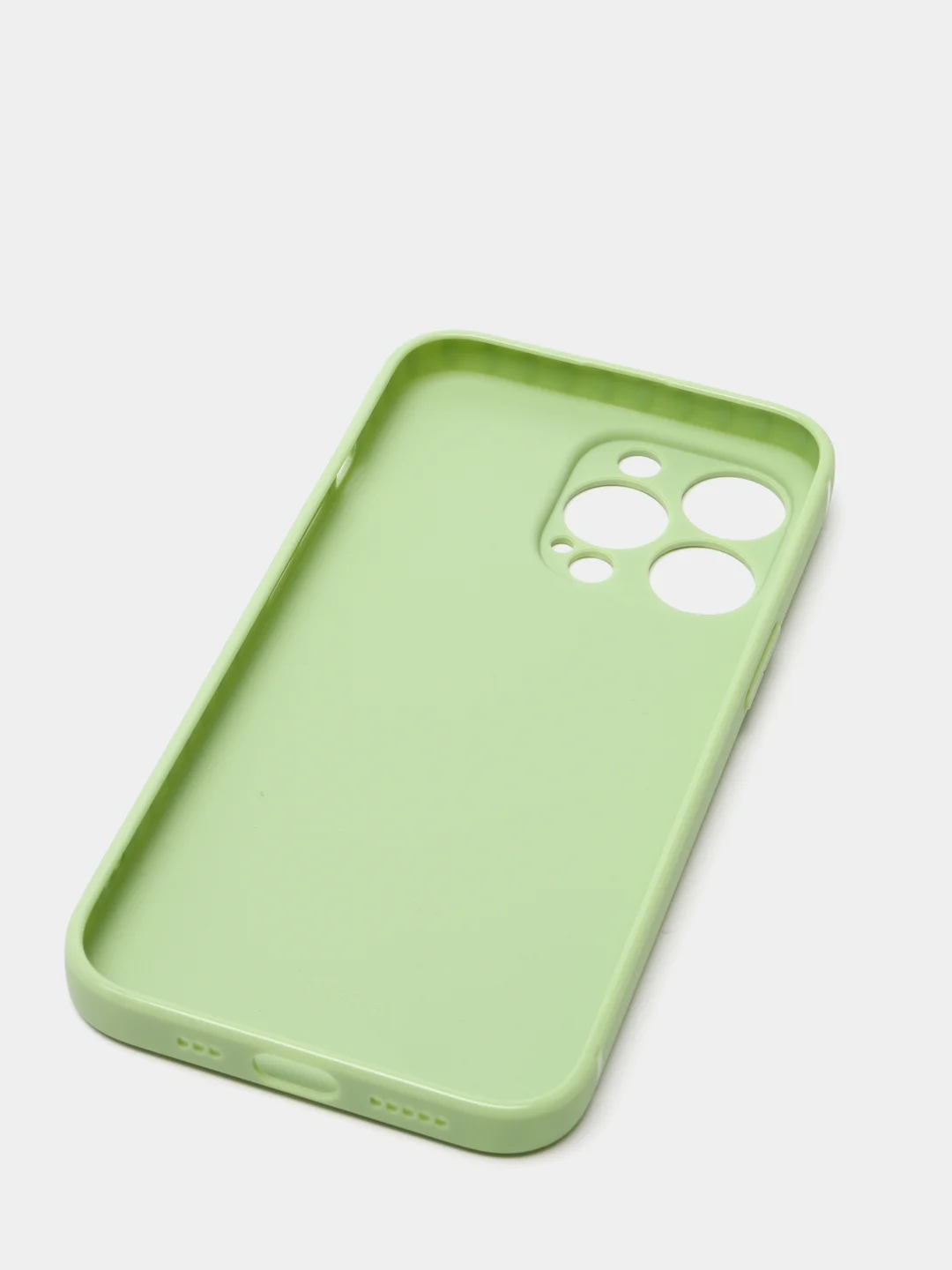 Салатовый матовый силиконовый чехол для iPhone 13, 13 mini, 13 Pro, 13 Pro Max