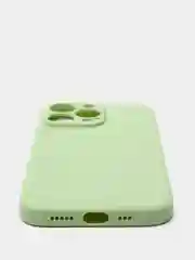 Салатовый матовый силиконовый чехол для iPhone 13, 13 mini, 13 Pro, 13 Pro Max