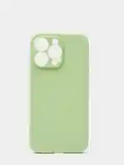 Салатовый матовый силиконовый чехол для iPhone 13, 13 mini, 13 Pro, 13 Pro Max
