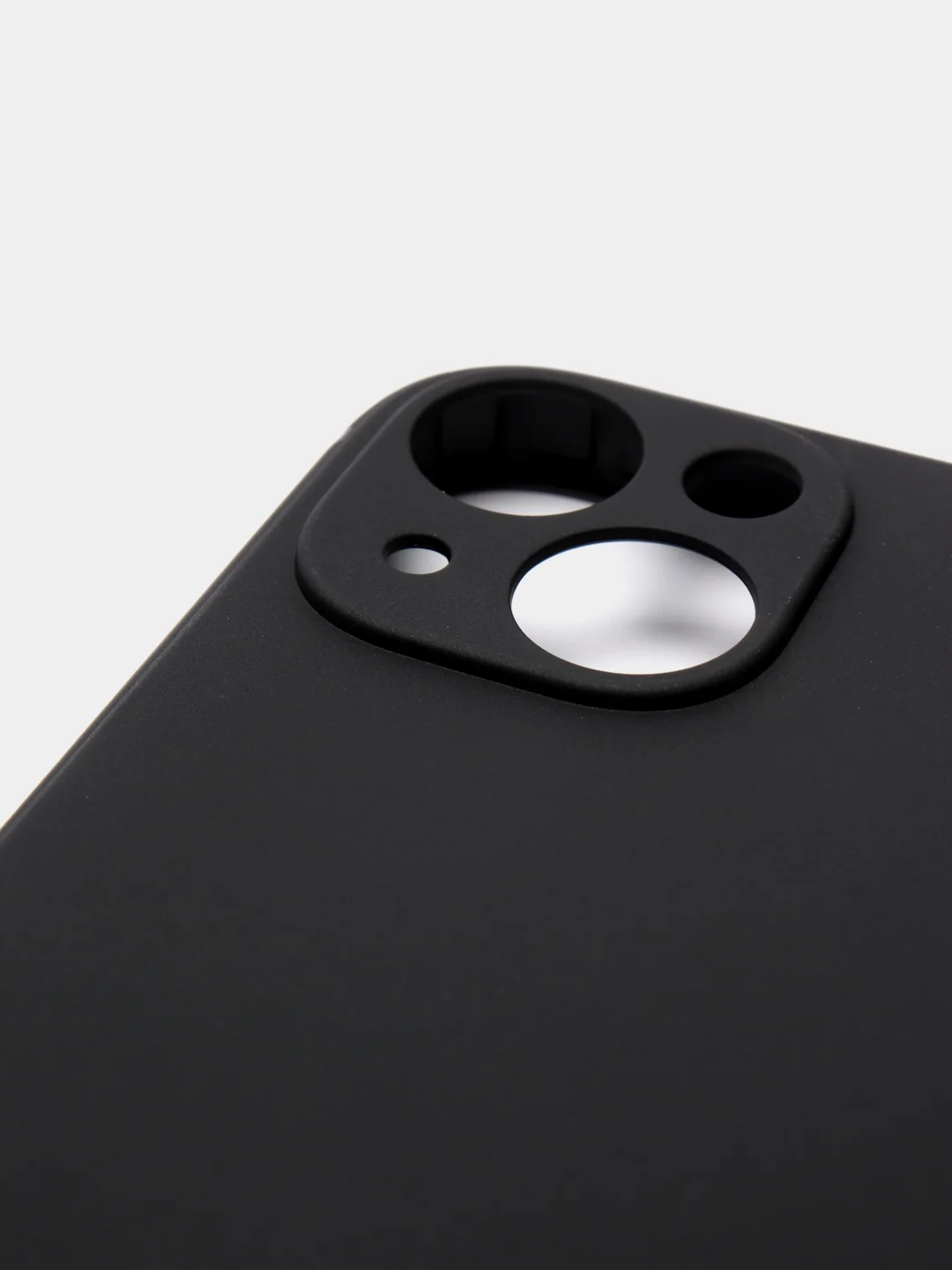 Черный матовый силиконовый чехол для iPhone 13, 13 mini, 13 Pro, 13 Pro Max