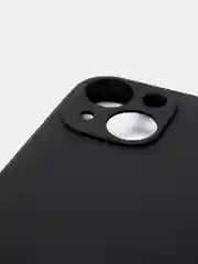 Черный матовый силиконовый чехол для iPhone 13, 13 mini, 13 Pro, 13 Pro Max
