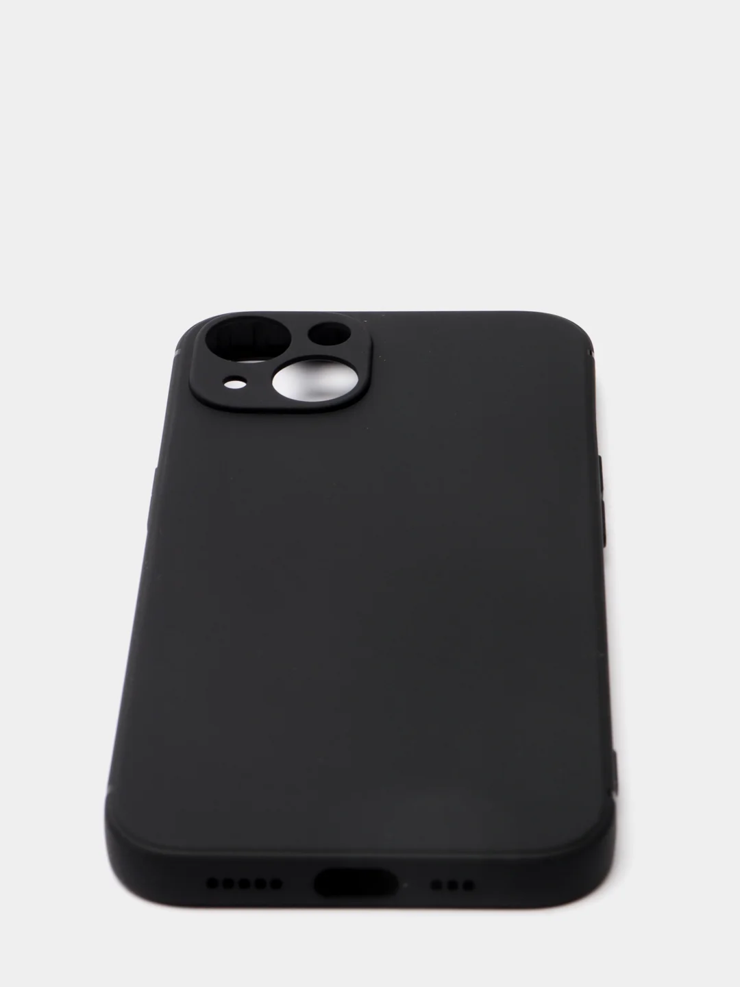 Черный матовый силиконовый чехол для iPhone 13, 13 mini, 13 Pro, 13 Pro Max