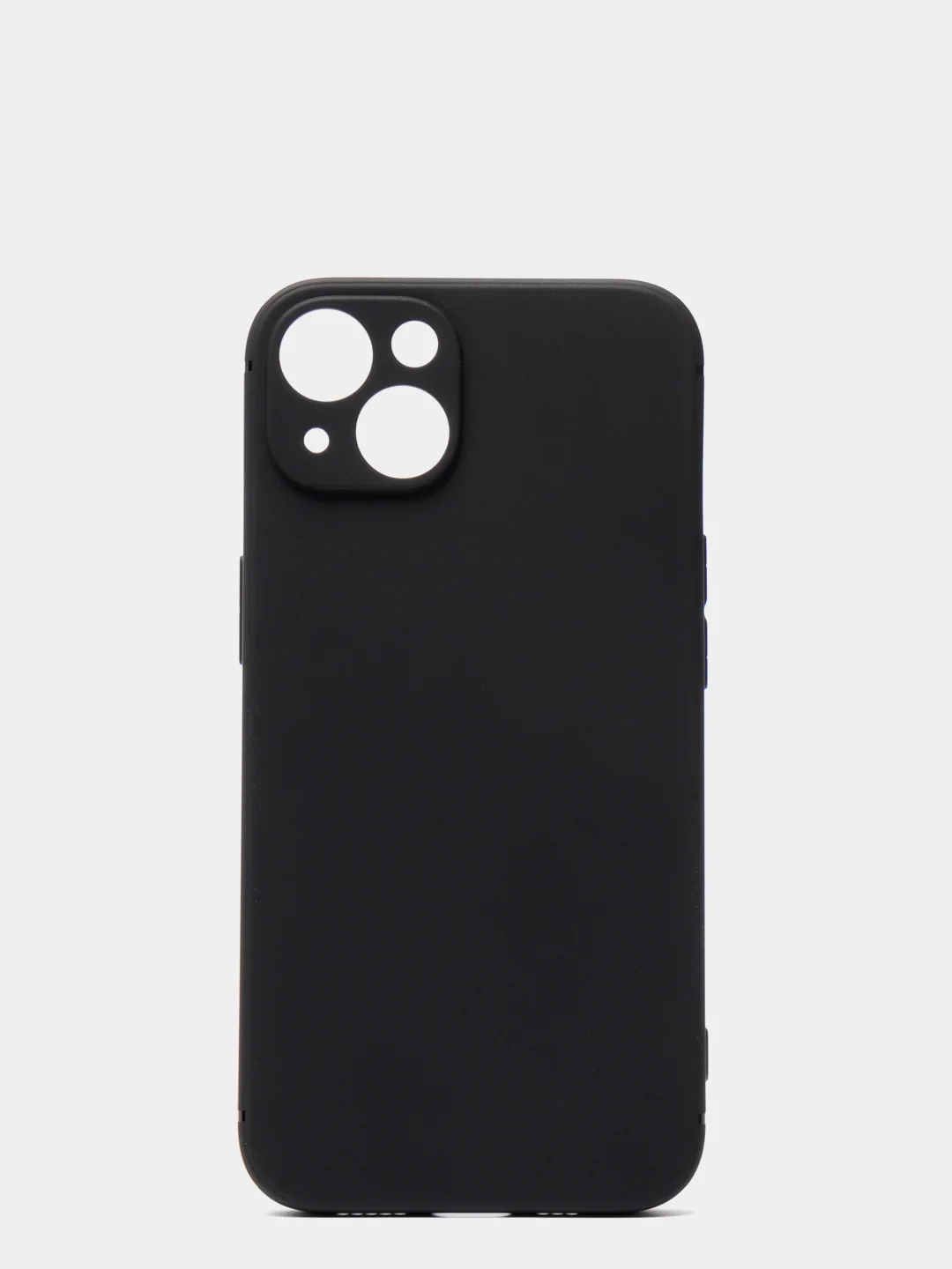 Черный матовый силиконовый чехол для iPhone 13, 13 mini, 13 Pro, 13 Pro Max