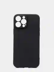 Черный матовый силиконовый чехол для iPhone 13, 13 mini, 13 Pro, 13 Pro Max