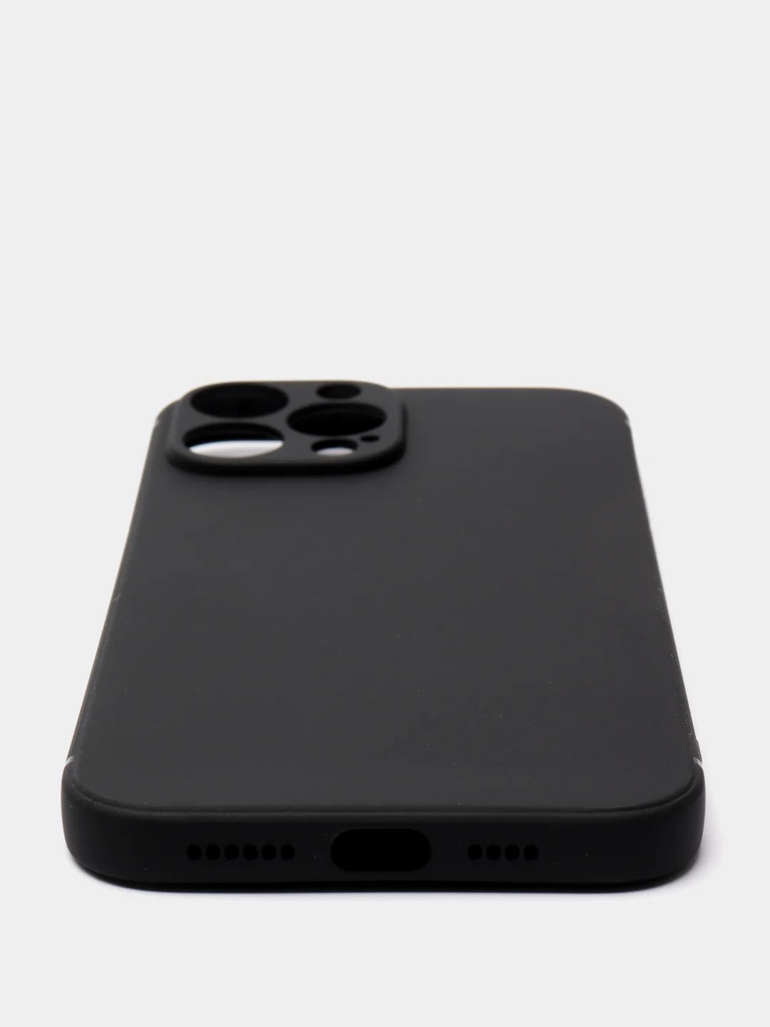 Черный матовый силиконовый чехол для iPhone 13, 13 mini, 13 Pro, 13 Pro Max