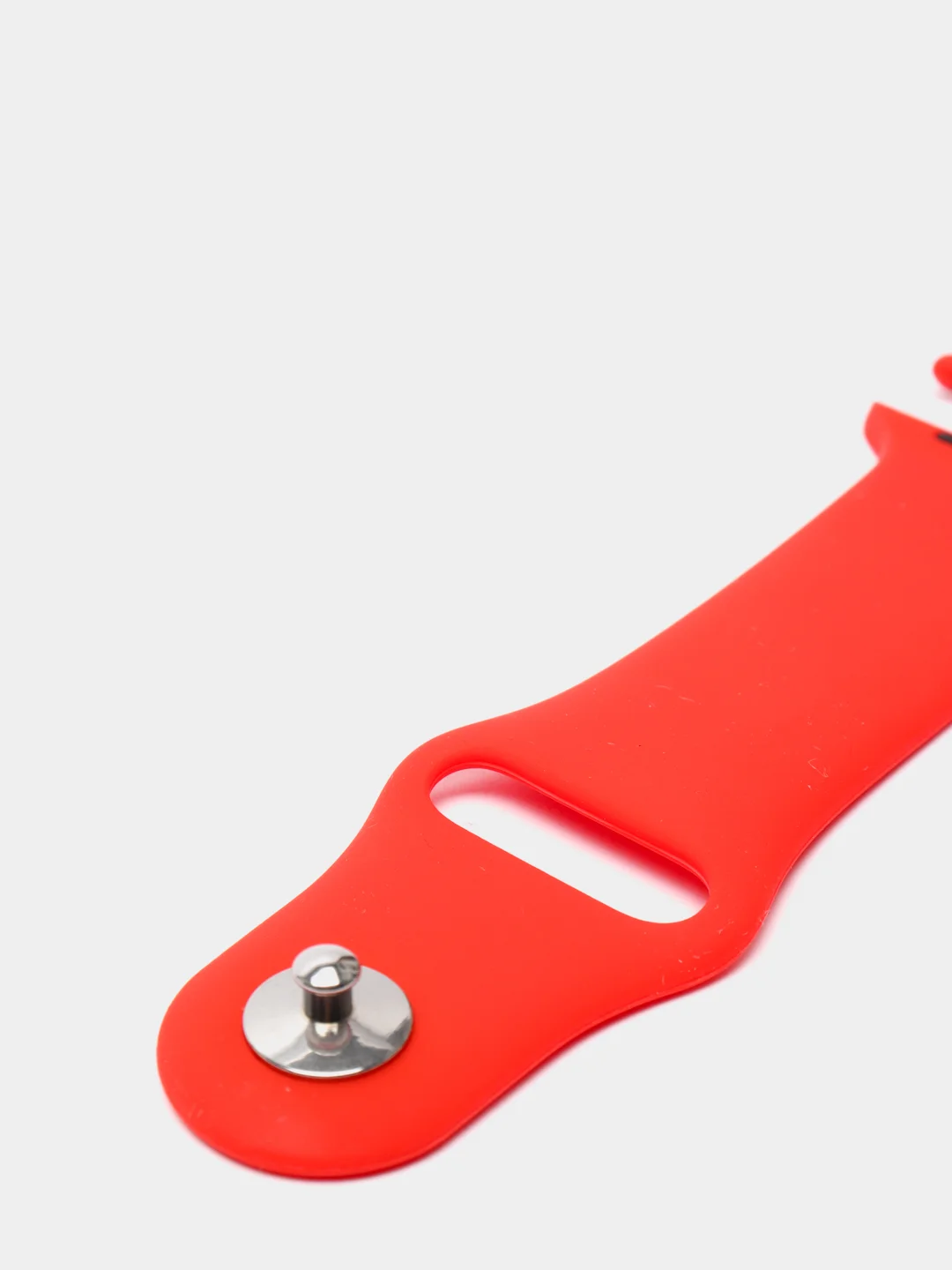 Красный ремешок, силиконовый, цветной, для Apple Watch, 38, 40, 42, 44, 45, 49 мм