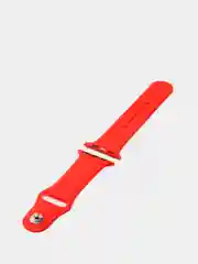 Красный ремешок, силиконовый, цветной, для Apple Watch, 38, 40, 42, 44, 45, 49 мм