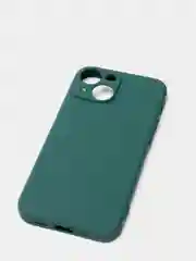 Тёмно-зелёный матовый силиконовый чехол для iPhone 13, 13 mini, 13 Pro, 13 Pro Max