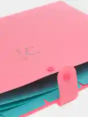 Красный папка А4 Smile everytime, на 5 отделений, для удобного хранения документов