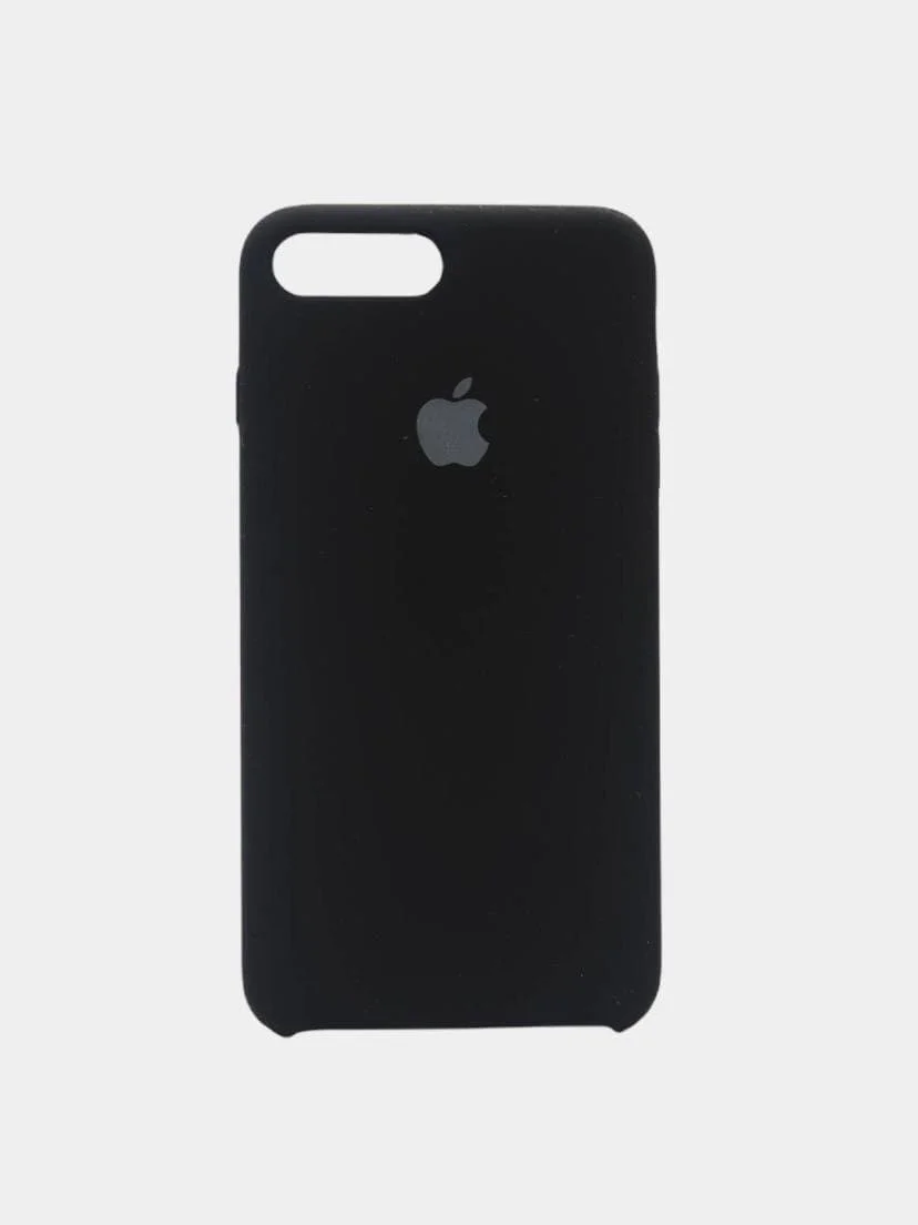 Черный чехол силиконовый для IPhone 7, 8, SE 2020