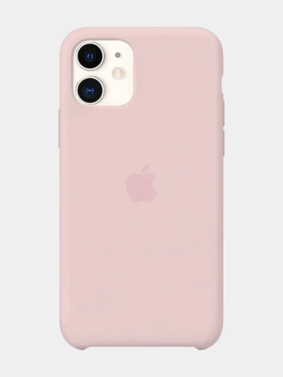 Розовый чехол Silicon Case на iPhone 11, 12/12 Pro, силиконовый