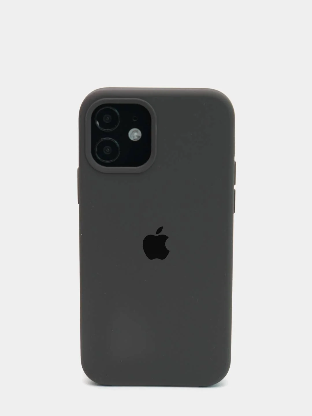 Тёмно-серый чехол Silicon Case на iPhone 11, 12/12 Pro, силиконовый