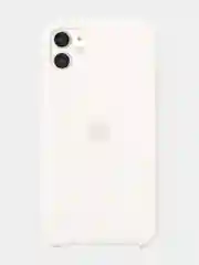 Белый чехол Silicon Case на iPhone 11, 12/12 Pro, силиконовый