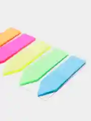 Закладки с клеевым краем Lamark Neon, пластиковые, 12 x 42 мм, 5 цветов по 25 листов