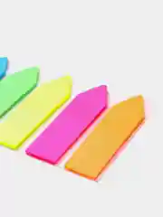 Закладки с клеевым краем Lamark Neon, пластиковые, 12 x 42 мм, 5 цветов по 25 листов