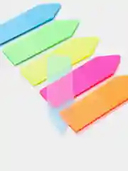Закладки с клеевым краем Lamark Neon, пластиковые, 12 x 42 мм, 5 цветов по 25 листов