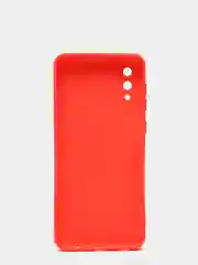 Оранжевый чехол Samsung Galaxy A02, силиконовый, рифленый