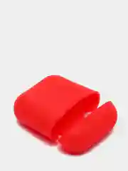 Красный силиконовый чехол для наушников AirPods 1, 2