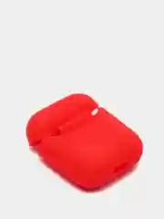 Красный силиконовый чехол для наушников AirPods 1, 2