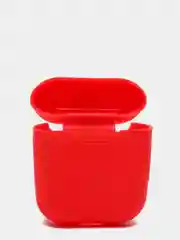 Красный силиконовый чехол для наушников AirPods 1, 2