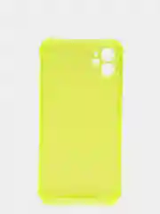 Желтый чехол для iPhone 11, 12/12 Pro, 13 mini, 13, 13 Pro Max, 1,5 мм, неон, разные цвета