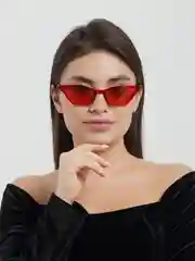 Красный очки MIRSEE цветные в форме "Кошачий глаз"